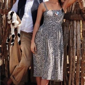 Anthropologie Smocked MIDI Dress